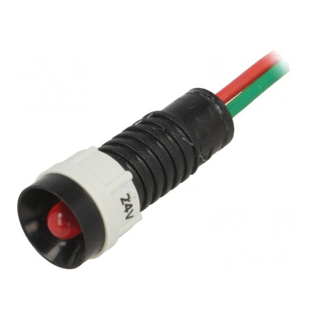 Lampă LED de Control Roșie 24V Ø11mm IP40 | Electronic-mag.ro | Componente Electronice