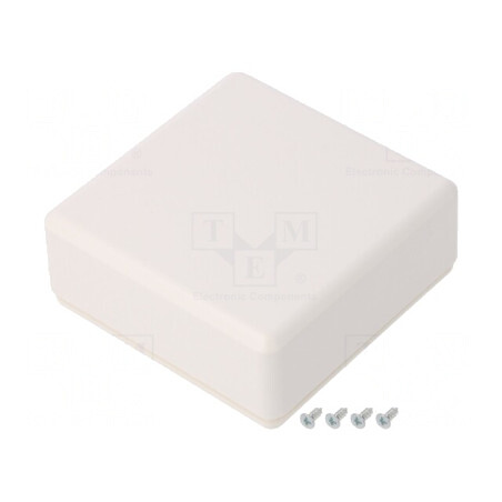 Carcasă universală ABS albă 71x71x21 mm | Electronic-mag.ro | Componente Electronice