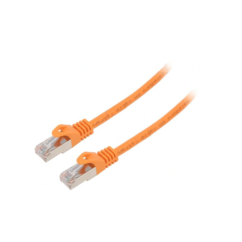 Patch Cord S/FTP Cat 6a 3m Cu LSZH Portocaliu | Electronic-mag.ro | Componente Electronice Patch Cord S/FTP Cat 6a 3m Cu LSZH Portocaliu | Electronic-mag.ro | Componente Electronice