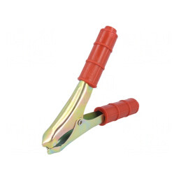 Bornă crocodil roșie 200A 25mm | Electronic-mag.ro | Componente Electronice