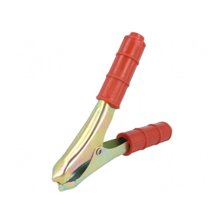 Bornă crocodil roșie 200A 25mm | Electronic-mag.ro | Componente Electronice