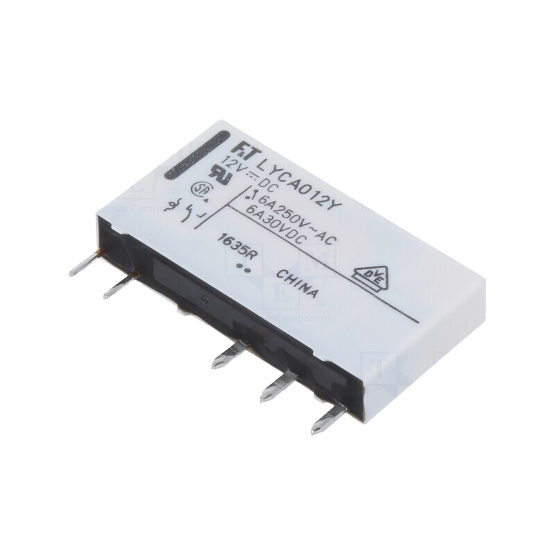 Releu Electromagnetic SPDT 12VDC 6A PCB | Electronic-mag.ro | Componente Electronice Releu Electromagnetic SPDT 12VDC 6A PCB | Electronic-mag.ro | Componente Electronice