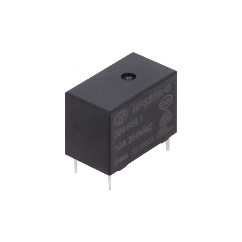 Releu Electromagnetic SPST-NO 24VDC 10A | Electronic-mag.ro | Componente Electronice