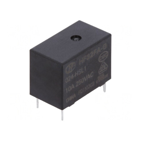 Releu Electromagnetic SPST-NO 24VDC 10A | Electronic-mag.ro | Componente Electronice