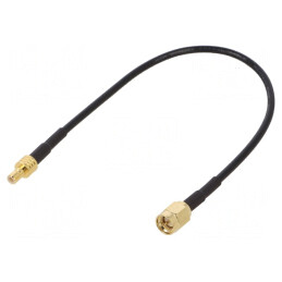 Cablu SMA Tată - SMB Tată 200mm | Electronic-mag.ro | Componente Electronice