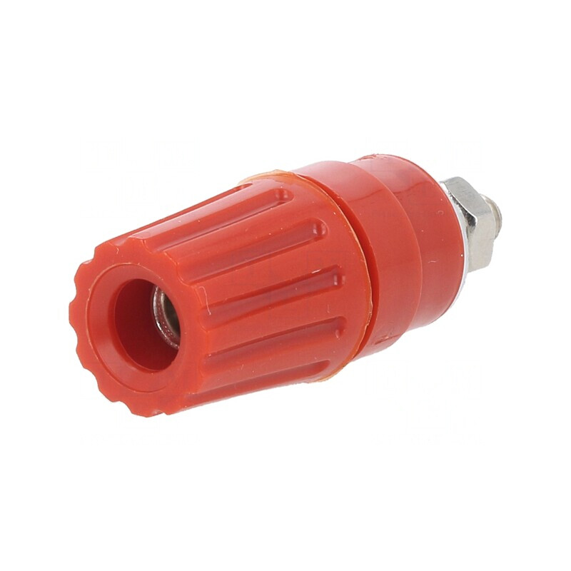 Soclu Banană 4mm 35A 60VDC Roșu Poliamidă | Electronic-mag.ro | Componente Electronice Soclu Banană 4mm 35A 60VDC Roșu Poliamidă | Electronic-mag.ro | Componente Electronice