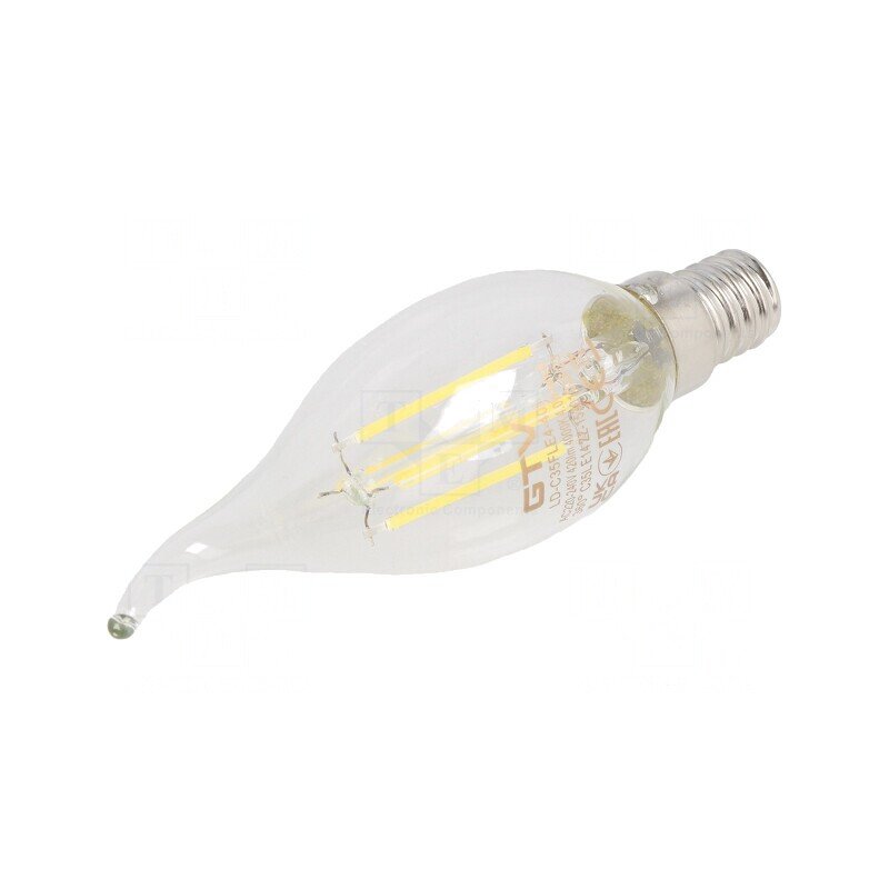 Lampă LED E14 4W 4000K 420lm Alb Neutru | Electronic-mag.ro | Componente Electronice