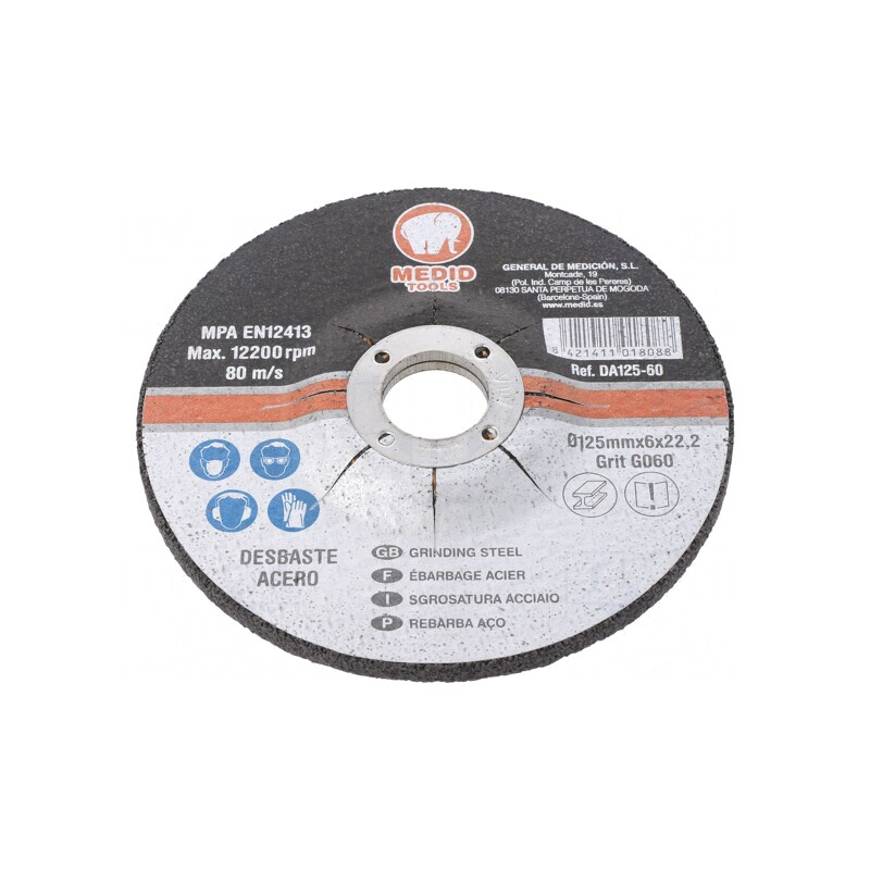 Disc de șlefuit metal 125mm 22mm 6mm | Electronic-mag.ro | Componente Electronice Disc de șlefuit metal 125mm 22mm 6mm | Electronic-mag.ro | Componente Electronice