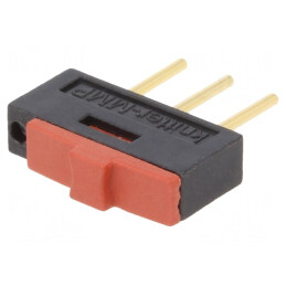 Comutator glisant SPDT ON-ON 0,3A/24VAC 0,5A/12VDC | Electronic-mag.ro | Componente Electronice