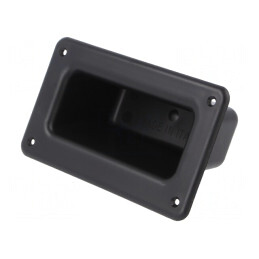 Manetă ABS neagră 58x79x131mm | Electronic-mag.ro | Componente Electronice