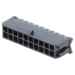 Soclu cablu-placă Micro-Fit 3.0 3mm 20 PIN THT 5A drept | Electronic-mag.ro | Componente Electronice