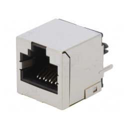 Soclu RJ45 8P8C Cat 6a Ecranat Drept | Electronic-mag.ro | Componente Electronice