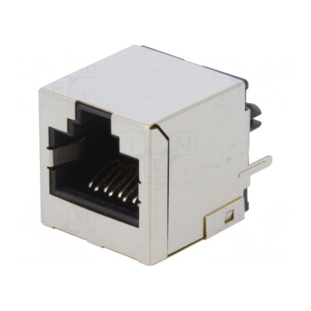 Soclu RJ45 8P8C Cat 6a Ecranat Drept | Electronic-mag.ro | Componente Electronice