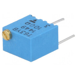 Potentiometru Multitura 100Ω 250mW ±10% Linear | Electronic-mag.ro | Componente Electronice