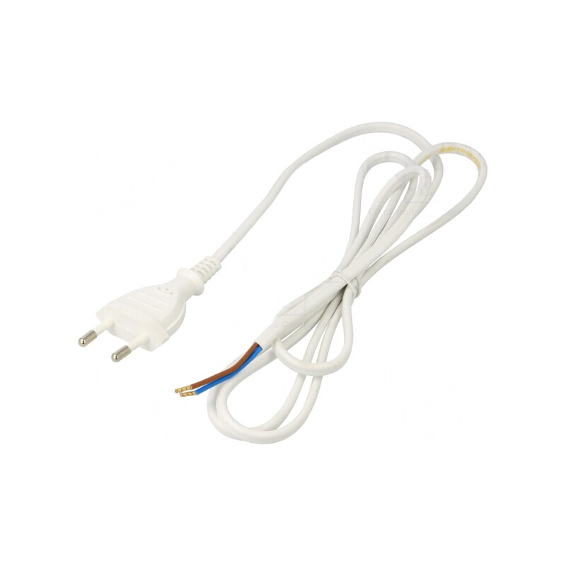 Cablu PVC Alb 2x0,75mm 1,6m 2,5A | Electronic-mag.ro | Componente Electronice Cablu PVC Alb 2x0,75mm 1,6m 2,5A | Electronic-mag.ro | Componente Electronice