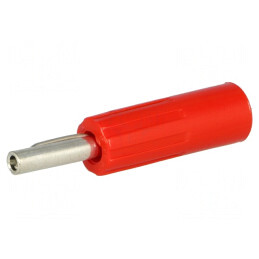 Mufă Banană 4mm 16A Roșie Neizolată | Electronic-mag.ro | Componente Electronice