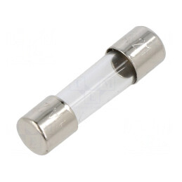 Siguranţă: siguranţă; ardere rapidă; 630mA; 220VAC; 5x20mm; cupru