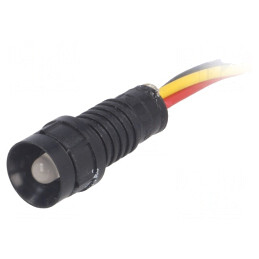 Lampă LED de control roşie/galbenă 230VAC Ø11mm | Electronic-mag.ro | Componente Electronice