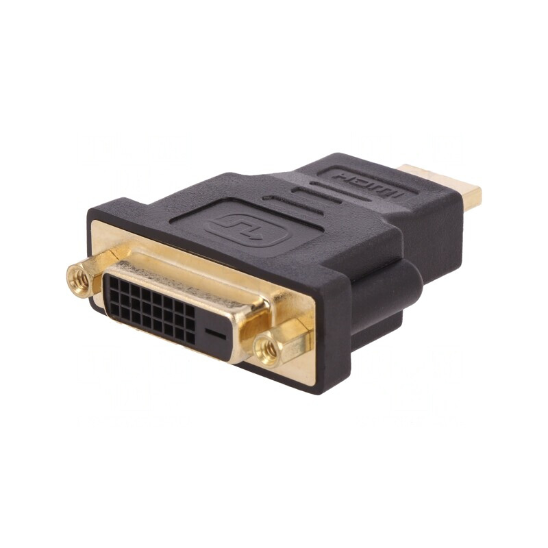 Adaptor DVI-D la HDMI Negru | Electronic-mag.ro | Componente Electronice