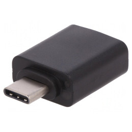 Adaptor USB 3.0 USB A la USB C Negru | Electronic-mag.ro | Componente Electronice