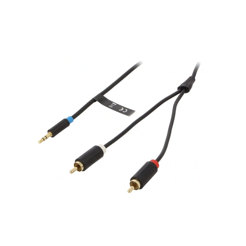 Cablu Audio Jack 3.5mm la RCA 2x1m Aurit Negru | Electronic-mag.ro | Componente Electronice Cablu Audio Jack 3.5mm la RCA 2x1m Aurit Negru | Electronic-mag.ro | Componente Electronice