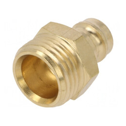 Conector Ștuț Alamă 15 Bar 9mm FPM | Electronic-mag.ro | Componente Electronice