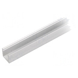 Profil aluminiu pentru module LED 1m alb SMART10 de suprafață | Electronic-mag.ro | Componente Electronice