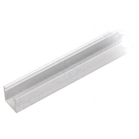 Profil aluminiu pentru module LED 1m alb SMART10 de suprafață | Electronic-mag.ro | Componente Electronice