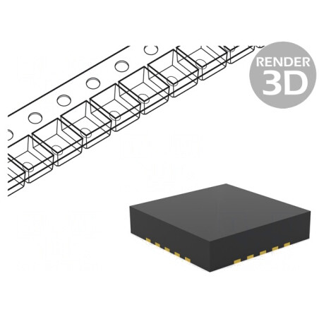 Microcontroler PIC16 14kB 48MHz 2,3-5,5V SMD QFN20 | Electronic-mag.ro | Componente Electronice