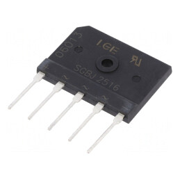 Punte Redresoare Trifazată 1,6kV 25A THT | Electronic-mag.ro | Componente Electronice