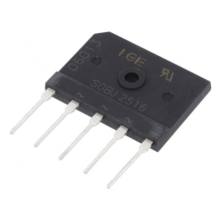 Punte Redresoare Trifazată 1,6kV 25A THT | Electronic-mag.ro | Componente Electronice