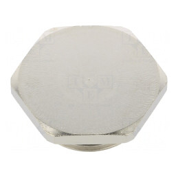 Capac protecție alamă nichel M25 1,5 IP68 | Electronic-mag.ro | Componente Electronice