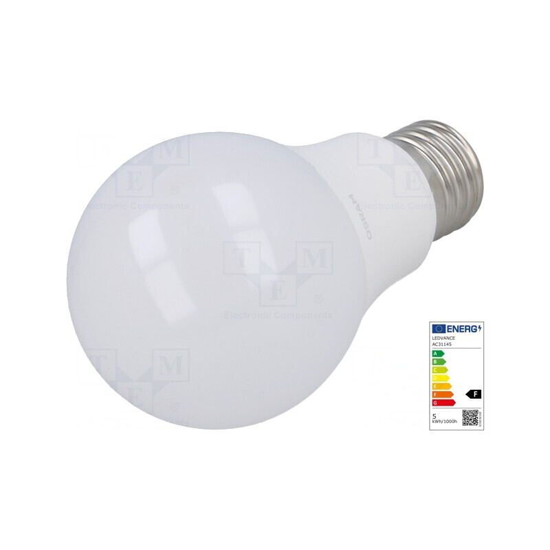 Lampa LED E27 5,5W Alb Cald 470lm | Electronic-mag.ro | Componente Electronice