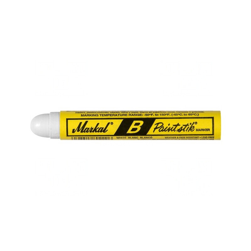 Marker Vopsea Solidă Albă PAINTSTIK B Capăt Rotund | Electronic-mag.ro | Componente Electronice