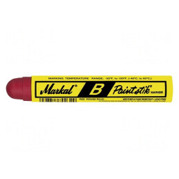 Marker cu Vopsea Solidă Roșie PAINTSTIK B - Capăt Rotund | Electronic-mag.ro | Componente Electronice