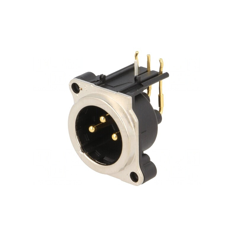 Soclu XLR 3 pini unghi 90° THT argint 6A | Electronic-mag.ro | Componente Electronice Soclu XLR 3 pini unghi 90° THT argint 6A | Electronic-mag.ro | Componente Electronice