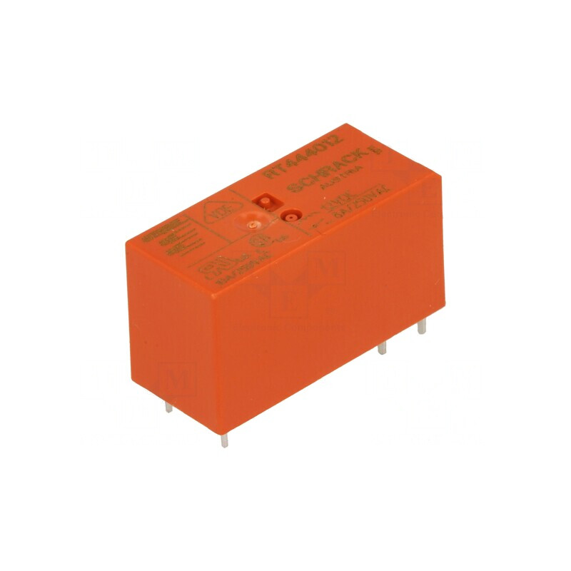 Releu electromagnetic DPST-NO 12VDC 8A 250VAC | Electronic-mag.ro | Componente Electronice