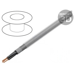 Cablu Ecranat PVC 300V/500V Y-CY-OZ | Electronic-mag.ro | Componente Electronice