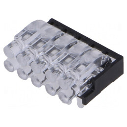 Tub pentru LED-uri; rotund; Ø2mm; Nr.mod: 10; în unghi,pentru PCB