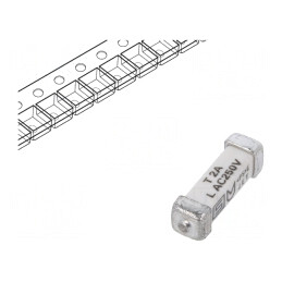 Siguranţă: siguranţă; întârziere; 2A; 250VAC; 125VDC; SMD; ceramică