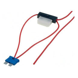 Splitter Auto 8A Siguranță 0.75mm² Roșu | Electronic-mag.ro | Componente Electronice