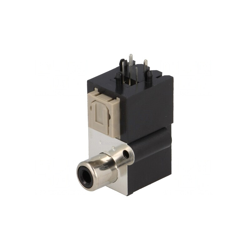 Conector Optic Toslink RCA Soclu Emitter Fibră Optică | Electronic-mag.ro | Componente Electronice