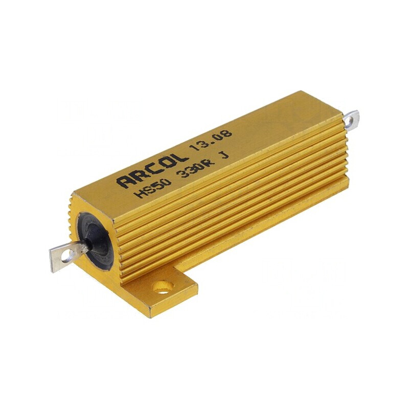 Rezistor Bobinat cu Radiator 330Ω 50W ±5% | Electronic-mag.ro | Componente Electronice