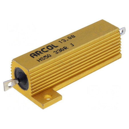 Rezistor Bobinat cu Radiator 330Ω 50W ±5% | Electronic-mag.ro | Componente Electronice