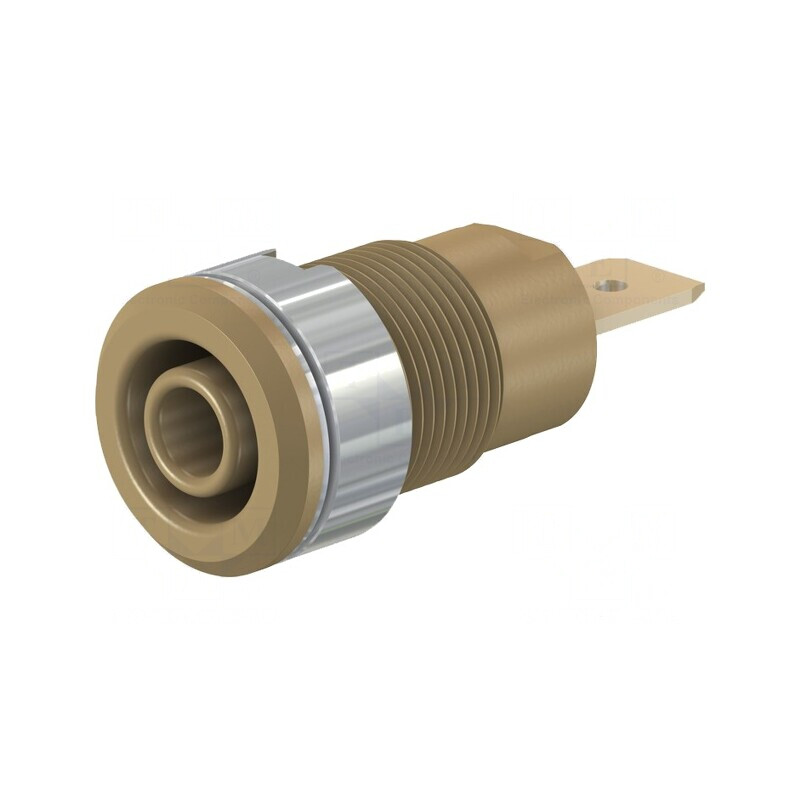 Soclu Banană 4mm 32A 1kV Maro Aurit Izolat | Electronic-mag.ro | Componente Electronice Soclu Banană 4mm 32A 1kV Maro Aurit Izolat | Electronic-mag.ro | Componente Electronice