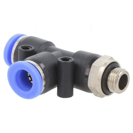 Racord Push-in T cu Ramificație G 1/8, 0,95-15 bar | Electronic-mag.ro | Componente Electronice