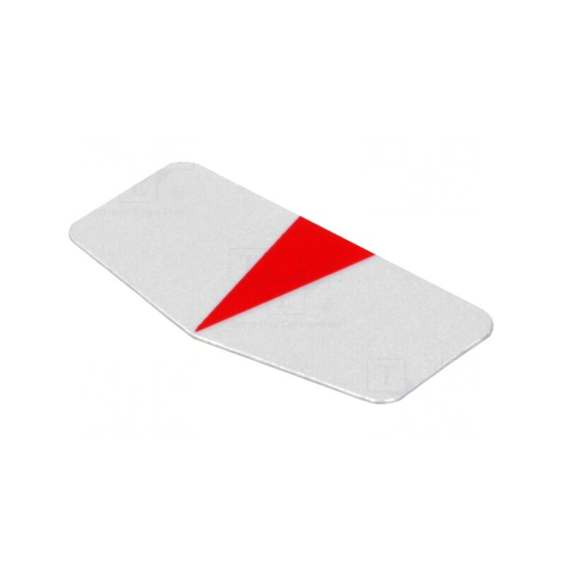 Indicator Autoadeziv Argintiu Plastic 20x10mm | Electronic-mag.ro | Componente Electronice