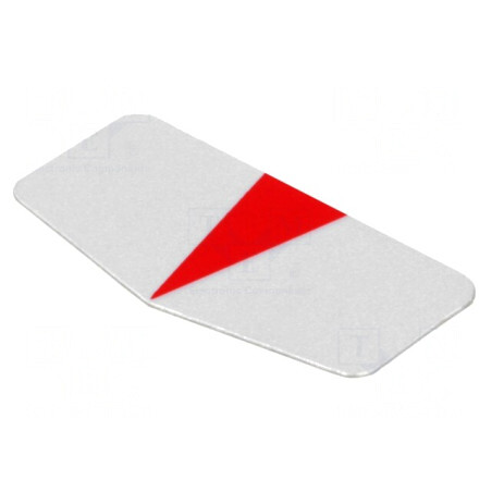 Indicator Autoadeziv Argintiu Plastic 20x10mm | Electronic-mag.ro | Componente Electronice