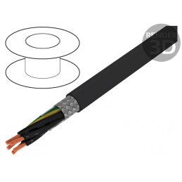 Cablu ÖLFLEX CLASSIC 115 CY BK 5x0.5mm2 PVC Negru 300V/500V | Electronic-mag.ro | Componente Electronice
