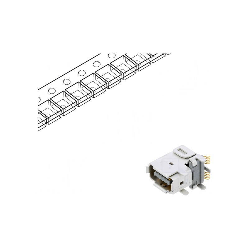 Conector IX Industrial 10 PIN Aurit SMT | Electronic-mag.ro | Componente Electronice Conector IX Industrial 10 PIN Aurit SMT | Electronic-mag.ro | Componente Electronice
